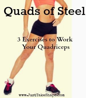 Just Take Shape: Quads of Steel: 3 Exercises to Work Your Quadriceps Best Exercises For Quads, Resistance Band Quad Exercises, Quadriceps Exercises, Workout Quads, Quad Strengthening, Healing Exercises, Quads Workout, Knee Workout, Glutes Workouts