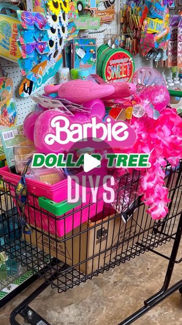 Barbie Theme Crafts, Cmon Barbie Lets Go Party, Barbie Decor Diy, Barbie 6th Birthday Party Ideas, Barbie Party Centerpieces Diy, Barbie Themed Birthday Party For Kids, Barbie Birthday Centerpieces, Barbie Activities For Kids, Barbie Party Decorations Ideas Diy