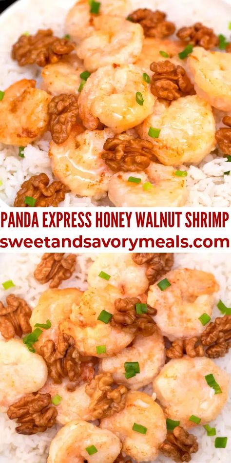 Walnut Shrimp Panda Express, Panda Express Honey Walnut Shrimp, Shrimp Video, Panda Express Recipes, Shrimp Meals, Hawaii Recipes, Chinese Shrimp, Copycat Food, Caramelized Walnuts