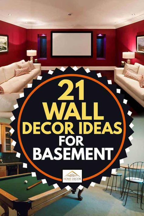 Finished Basement Wall Decor, Small Basement Wall Ideas, Long Basement Wall Decor, Basement Tv Room Ideas Wall, Rustic Rec Room Ideas Basements, Games Room Wall Ideas, Basement Movie Room Ideas Diy, How To Decorate A Long Basement Wall, Basement Game Room Wall Decor