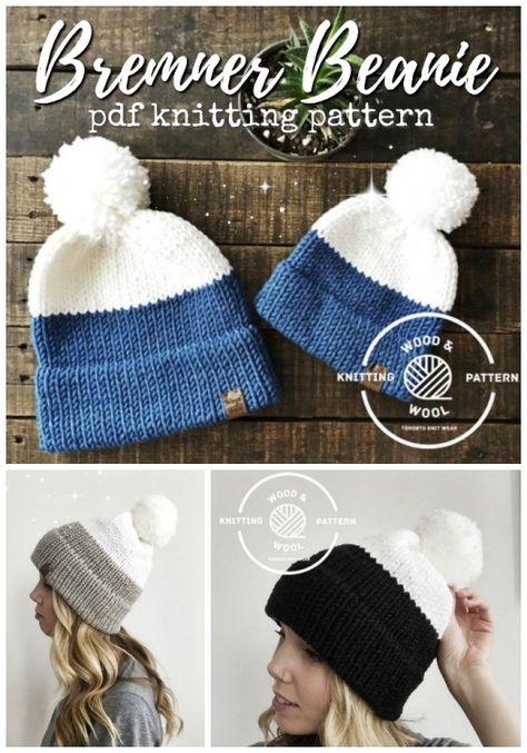 Winter Hat Pattern, Beanie Pattern Free, Addi Knitting Machine, Beanie Knitting Patterns Free, Knit Beanie Pattern, Circular Knitting Machine, Knitting Patterns Free Sweater, Hat Patterns Free, Knitting Patterns Free Hats