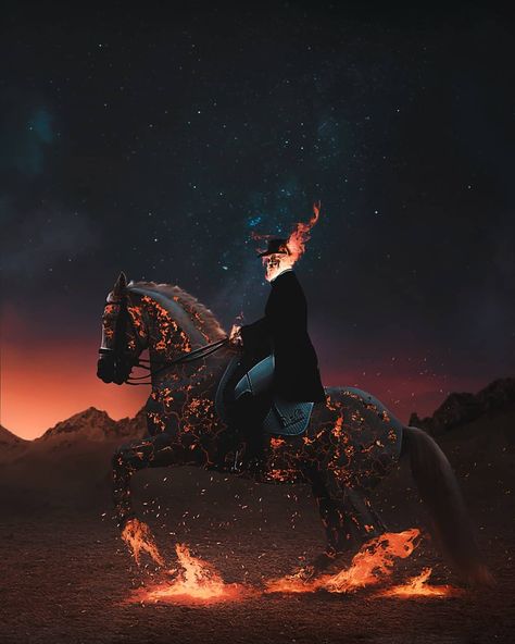 B A H R U L U L U M on Instagram: “"Carter Slade", Inspired from film @ghost.rider @marvel . . . .op @unsplash @deviantart . . #ps_opposites #visual_creatorz…” Ghost Rider Horse, Ghost Rider Pictures, Akhal Teke, Horse Wallpaper, Reptile Enclosure, Savannah Cat, Animal Jam, Wallpaper Tumblr, Horse Care