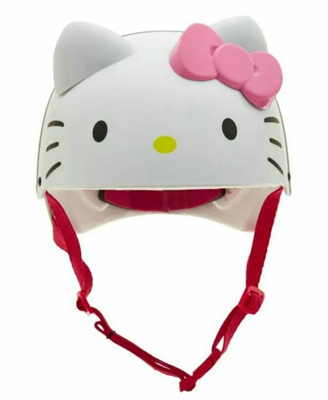 Hello Kitty Helmet, Picke Bicke Sanrio, Hello Kitty Bike Helmet, Pink Hello Kitty Motorcycle, Barbie Birthday Party Games, Hello Kitty Bike, Pink Motorcycle Helmet, Skateboard Gear, Simple Rangoli Border Designs