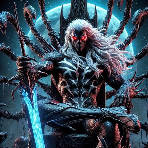 Knull, the God of Symbiotes, is a powerful cosmic entity from Marvel Comics. Known for his dark, menacing presence and contr #ol over symbiotes like Venom, Knull is a force of evil born from the void before the universe's creation #knull #marvel #alien #cosmic #entity Manipulating Darkness, Knull Symbiote God, Knull Marvel, Cosmic Entity, Cosmic Comics, Danmachi Anime, Marvel Venom, Marvel Comics Wallpaper, Dungeons And Dragons Characters