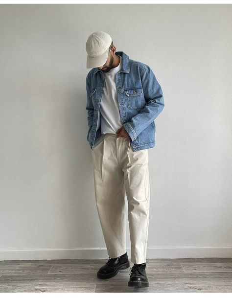 Monochromatic Outfit Aesthetic Men, Outfits Hombre Juvenil Aesthetic, Minimalist Mens Fashion, Minimalist Style Men, Elevated Essentials, Spiritual Fashion, Trendy Boy Outfits, Mens Casual Outfits Summer, Street Style Outfits Men