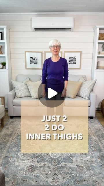 Another “Just 2 to do”. Great for the inner thighs.  Have fun with it.  See link in my bio to see longer workouts | Instagram Exercise For Inner Thighs, Inner Thigh Exercises For Women, Hip And Thigh Workout, Inner Thigh Exercises, Exercises For Inner Thighs At Home, Exercise For Hips And Thighs, Excersise Routine For Inner Thighs, Best Excersize For Inner Thighs, Intense Inner Thigh Workout