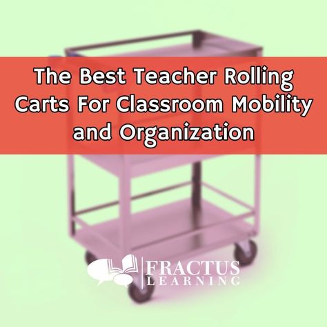 teacher rolling cart Teacher Cart Organization, Teacher Carts Organization, Teacher Rolling Cart, Teacher Cart, Rolling Carts, Organized Classroom, Rolling Storage Cart, Traveling Teacher, Teacher Tech