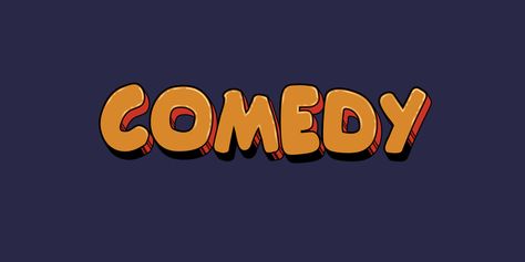 Comedy text style, create 3D title your text your fonts #text #3d #font #typography Comedy Logo Design, Comedy Logo, Vintage Logo Maker, Different Lettering Styles, Logo Maker App, Best Logo Maker, Army Recruitment, Different Lettering, Logo Youtube