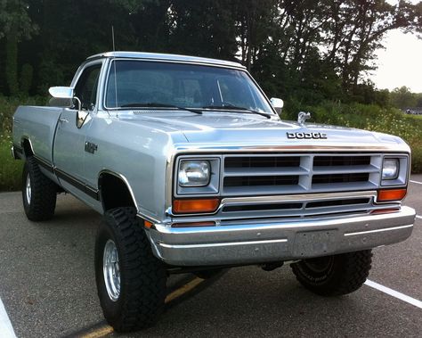 Dodge Ram 1981 1991 Dodge Ram 150, First Gen Dodge, Power Ram, Dodge Pickup Trucks, Old Dodge Trucks, Dodge Diesel, Trucks Lifted Diesel, Dodge Ramcharger, Dodge Ram Pickup