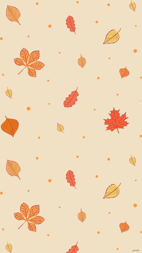 Leaves Wallpaper Fall, Aesthetic Background Autumn, Fall Background Leaves, Fall Leaves And Pumpkins Wallpaper, Ipad Fall Wallpaper Aesthetic September, Autumn Leaves Wallpaper Aesthetic, Fall Pattern Design, I Am An Autumn, Kawaii Autumn Wallpaper