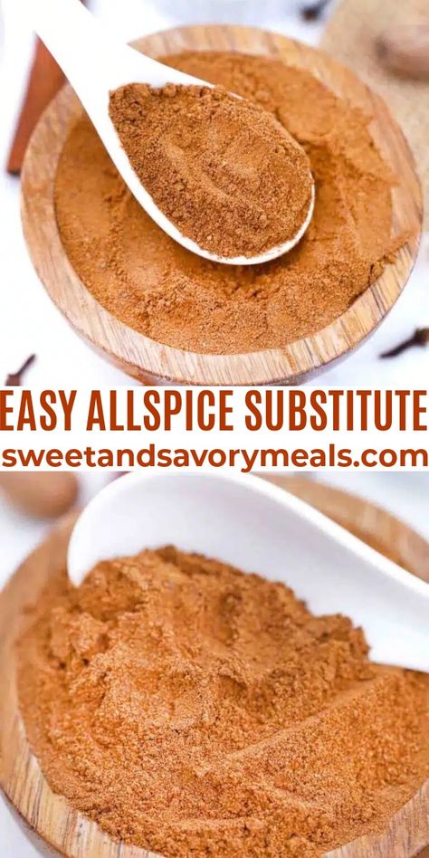 Allspice Recipe, Allspice Recipe Homemade, Diy Allspice Seasoning, Diy Spices Mixes Homemade Seasonings, Substitute For Allspice, Substitute For Worchestire Sauce, Oven Roasted Sweet Potatoes, Spice Mix Recipes, Quick And Easy Appetizers