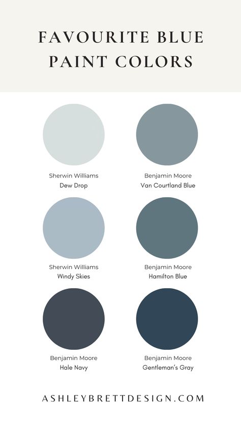 3 Reasons to Bring Blue into Your Home + My Favourite Blue Paint Colors Dusty Blue Half Bath, The Best Blue Paint Colors, Steel Blue Bedroom Wall Colors, Sw 9056 French Moire, Smokey Blue Nursery, Blue Dining Room With Chair Rail, Blue Gray Home Office, Blue Paint Room Ideas, Steely Blue Paint Color