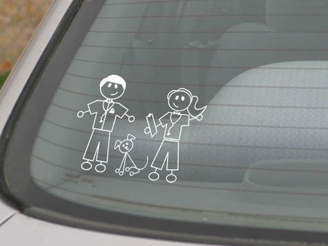 Family Stickers | Family Car Stickers Family Car Stickers, Stick Family, Family Decals, Custom Car Decals, Family Stickers, Family Car Decals, Stickers Design, Personalized Car, Vinyl Graphics