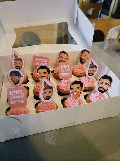 Drake Cupcakes, Drake, Happy Birthday, Birthday