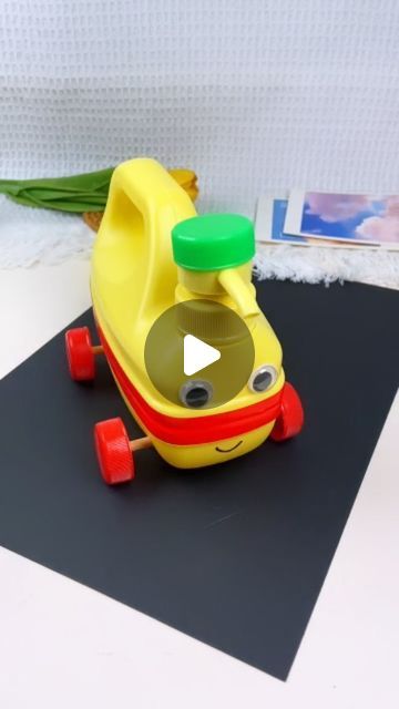 Handmade Crafts on Instagram: "😊🤓Need a quick & fun activity? 🙅Don't throw away used dishwashing liquid bottles!😮You can make a fun car for your children in just a few simple steps.🚮♻️ . . . . . . #waitforit #kidskrafts #sustainablefun #DIYwithKids #CraftyFun #FamilyTime #DIY #handmade #crafts #diy #creative #handcrafted #diycar #funtime" Diy With Kids, Dishwashing Liquid, Diy Car, Diy Creative, Bottle Art, Family Time, Viral Pins, Diy Handmade, Crafts Diy