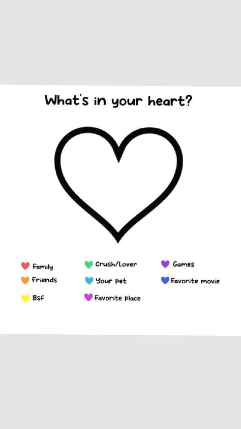 Repost and put what's on your heart ❤️ ❤️ also tag me follow like and comment what's In your heart ❤️ Fill Your Heart With Love, Finish The Heart, Like And Comment, Game Lovers, Family Games, Character Drawing, My Heart, Favorite Movies, Pins