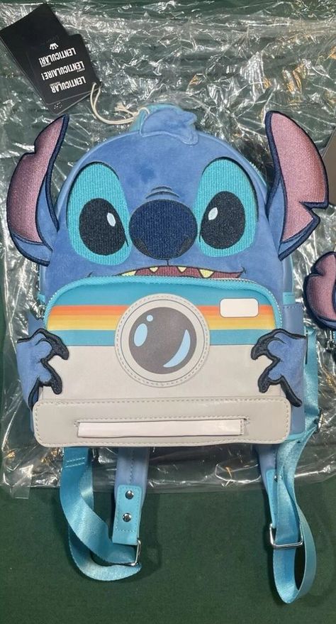 #ad Great shopping ideas for Loungefly Disney Lilo & Stitch Figural Stitch w/ Camera Mini Backpack, Fashion Womens Bags Stitch Loungefly, Loungefly Backpack, Disney Bags, Loungefly Bag, Blue Photo, Cute Stitch, Stitch And Angel, Disney Bag, Loungefly Disney