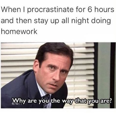 Procrastination Humor Memes, Procrastination Jokes, Procrastination Memes, Anti Procrastination, Procrastination Humor, Biology Humor, College Memes, Atomic Habits, Student Humor