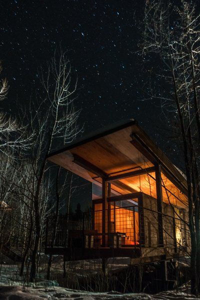 Rolling Huts Modern Home in Mazama, Winthrop, Washington by Olson… on Dwell Winthrop Washington, Modern Exteriors, Cabin Building, Olson Kundig, Tiger Tail, Shipping Containers, Modern Exterior, Modern Home, Photo Inspiration