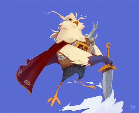 Bird Warrior, Lucas Arts, Character Design Challenge, Design Challenge, 2d Animation, New Theme, Design Skills, Design Challenges, Cool Artwork