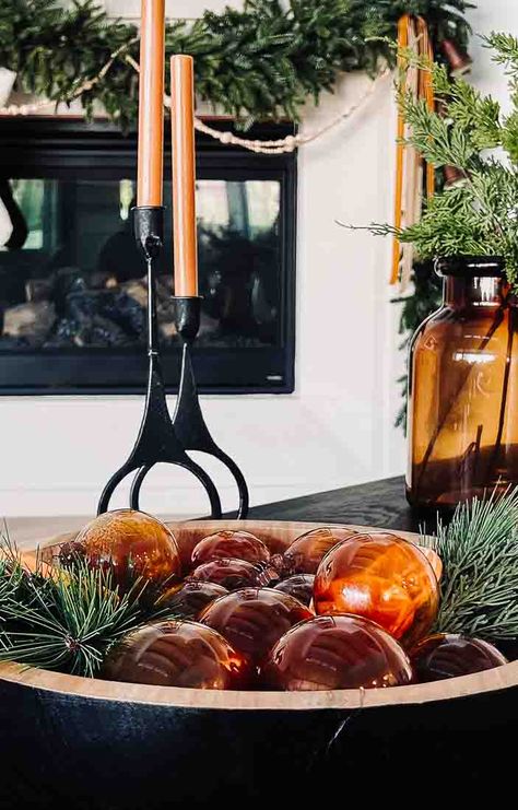 Amber Christmas Tree Decor, Amber Glass Christmas Decor, Diy Amber Glass Ornaments, Amber Glass Christmas, Winter Ideas, Gaming Decor, Christmas Advent, Glass Christmas Ornaments, Christmas Decorating