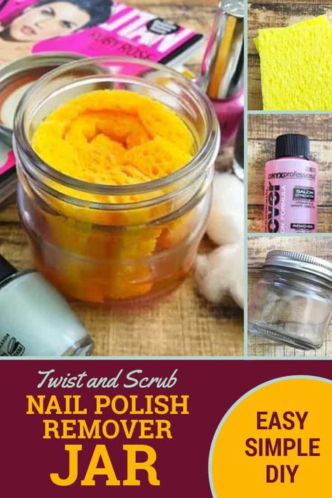 This Nail Polish Remover is an easy DIY. Just make this Twist & Scrub version to have on-hand to remove all your polish. Saving Money Inspiration, Diy Nail Polish Remover, Remove Nail Polish, Nail Polish Remover Pads, Old Nail Polish, Nail Polish Removers, Diy Nail Polish, Nail Remover, Nail Care Routine