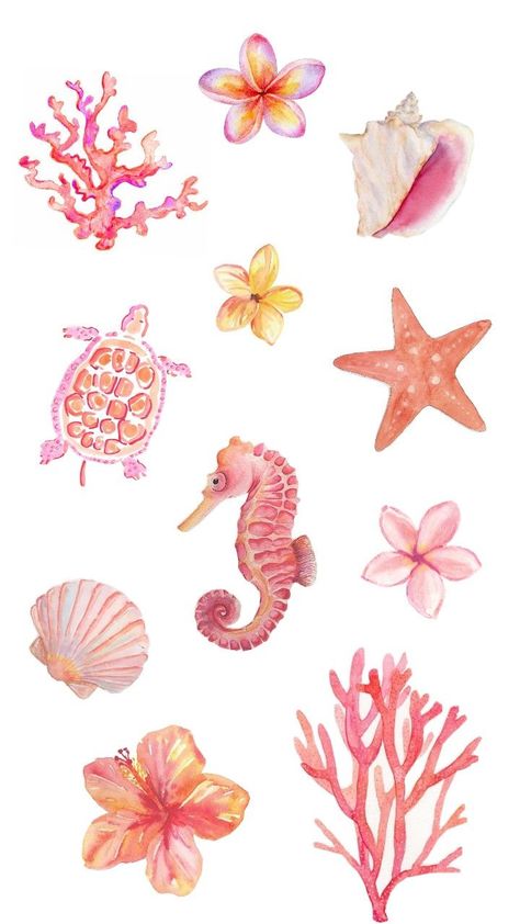 #pink #aesthetic #wallpaper #summer #sea Aesthetic Wallpaper Summer, Surf Stickers, Scrapbook Letters, Polaroid Photography, Wallpaper Summer, Fotos Ideas, Summer Books, Hat Print, Binder Covers