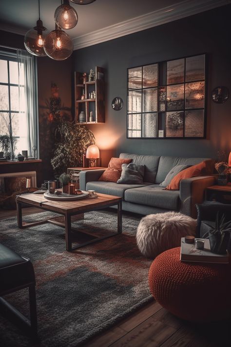 Korean Bedroom, Moody Living Room, Retro Living Room, Dark Living Rooms, Retro Living Rooms, Beach Ideas, Beach Hacks, Decor Home Living Room, Transitional Decor