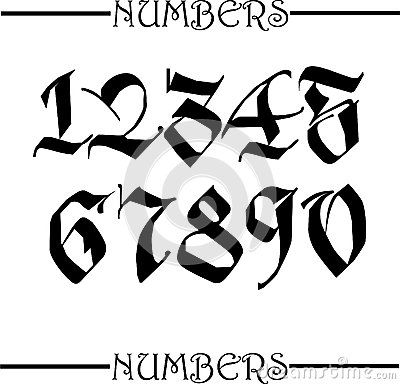 Numbers Area Code Tattoo, Tattoo Numbers, Calligraphy Numbers, Graffiti Numbers, Number Tattoo Fonts, Graffiti Alphabet Styles, Tattoo Lettering Alphabet, Alphabet Graffiti, Tattoo Fonts Alphabet