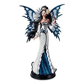 Nene Thomas Fairy Sculpture Mosaic Fairy, Mythical People, Blue Willow China Pattern, Nene Thomas, Fairy Sculpture, Fair Folk, Enchanted Night, Fairy Statues, Fantasy Figurine