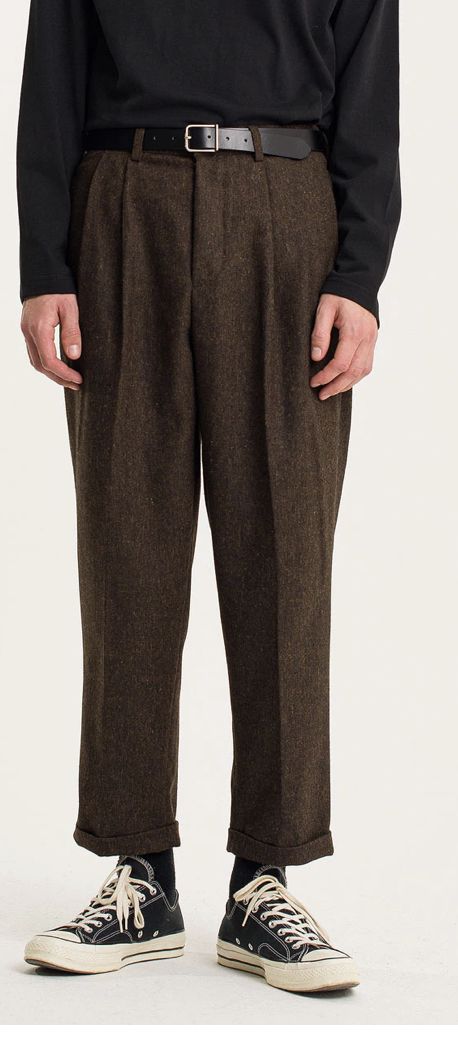 Mens Wool Trousers, Trousers Outfit Men, Business Core, Techno Outfit, Mens Office Wear, Tweed Pants, Pants Outfit Men, Clothing Aesthetic, Checked Trousers