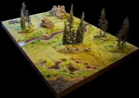 Imgur: The magic of the Internet Modular Terrain, Dnd Crafts, Model Train Table, Wargaming Table, Warhammer Terrain, 40k Terrain, Game Terrain, Model Train Scenery, Wargaming Terrain