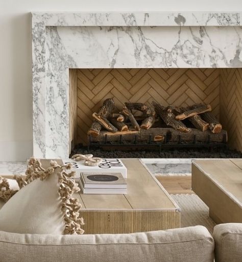 The marble fireplace is the perfect centerpiece for any living space. I’m excited for our clients to enjoy it now that the weather is starting to cool off in Arizona. 🤍#MarbleManorByGHD ⠀⠀⠀⠀⠀⠀⠀⠀⠀ Lead Interior Designer: @giannajamison Interior Designer: @cfisher_84 Builder: @hoffmanluxuryhomes Marble Fireplace Surround, Marble Frame, Marble Fireplace, Fireplace Surround, The Marble, Marble Fireplaces, Marble Slab, Fireplace Surrounds, Enjoy It