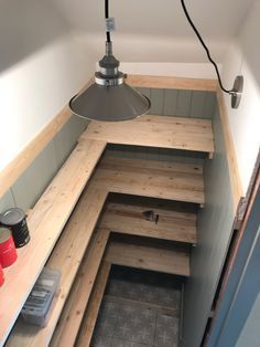 Turning a Cupboard Into a Pantry - Kezzabeth | DIY & Renovation Blog Organisation Cupboard, Diy Brackets, Under Stairs Cupboard Storage, Boiler Cupboard, Under Stairs Pantry, Pantry Renovation, Rustic Pantry, Closet Under Stairs, Pantry Closet Design