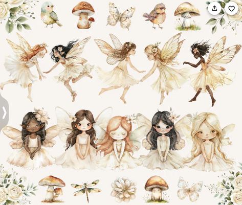 Fairy Png, Forest Clipart, Forest Fairies, Human Pictures, Fairy Clipart, Bullet Journal Ideas Templates, Fairy Stickers, Character Model, Vintage Papers