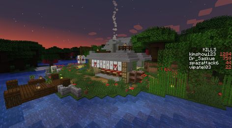 Minecraft Restaurant, Ichiraku Ramen, Minecraft Survival, Minecraft Builds, Ramen, Minecraft, Naruto, Restaurant, Building