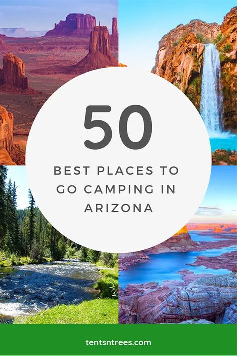 50 Best Places to go Camping in Arizona | Tents n Trees Dispersed Camping, Zelt Camping, Arizona Camping, Best Campgrounds, Camping Rv, Camping Places, Camping Destinations, Festival Camping, Camping Locations