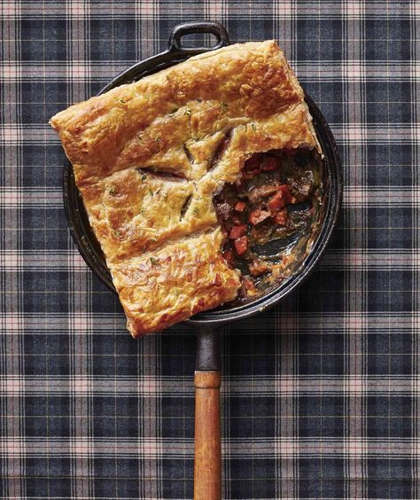 Get the recipe for Beef and Beer Potpie. Savory Pie Recipes, Potpie Recipe, Savory Pies Recipes, Pumpkin Sauce, Iron Skillet Recipes, Cold Weather Food, Cast Iron Skillet Recipes, Savory Pie, Fall Dinner