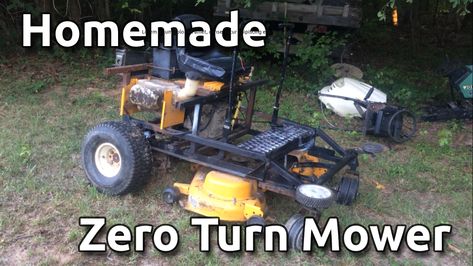 Home made zero turn lawn mower that I build using two junk riding mowers. Ride On Mower Attachments, Best Riding Lawn Mower, Zero Turn Lawn Mowers, Best Zero Turn Mower, Robotic Lawn Mower, Riding Mowers, Zero Turn Mowers, Lawn Tractor, Riding Lawnmower