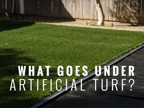 What goes under artificial turf? - Turf Pros Solution Astro Turf Backyard Ideas, Turf In Garage, Fake Grass Dog Area, Astro Turf Play Area, Outdoor Turf Play Area, How To Put Down Artificial Turf, Installing Turf Lawn, Artificial Turf Play Area, Turf Play Area Backyard