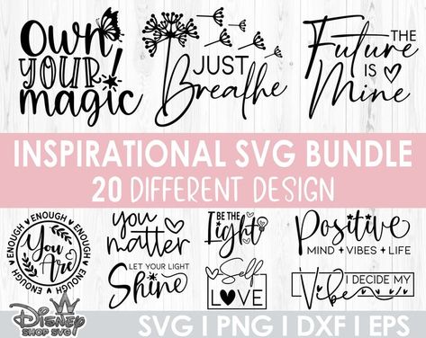 87 Inspirational Quotes SVG Part 3 Bundle, Motivational Svg, Quote Svg, Believe Svg, Saying Svg, Inspirational Svg, Positive Svg, Hustle Svg - Etsy Portugal Appliance Makeover, Journal Drawing, Quote Positive, Glamour Nails, Classy Tattoos, Disney Shop, Cricut Free, Quote Svg, Strong Woman