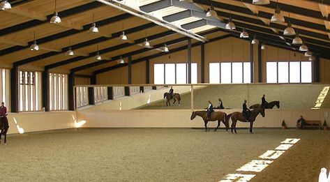 Horse Riding Arena, Equestrian Barns, Equestrian Stables, Horse Farm Ideas, Equestrian Design, Riding Arena, Ranch Riding, Barn Plan, Horse Arena