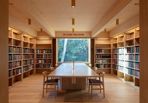 Gallery of Magdalene College Library / Niall McLaughlin Architects - 15 Timber Architecture, Roof Lantern, College Library, Timber Panelling, New College, Space Frame, Timber Structure, Ground Floor Plan, Roof Light