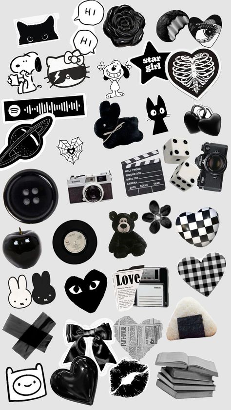 black aesthetic, black things, moon_black Scrapbook Stickers Printable Black, Black Aesthetic Stickers Printable, Black Doodle Wallpaper, Black Stickers Aesthetic Printable, Black Stickers Aesthetic, Black And White Aesthetic Stickers, Black Phone Case Ideas, Black Aesthetic Stickers, Black Journal Aesthetic