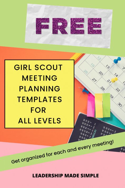 Free Girl Scout Meeting Planning Templates for All Levels Junior Girl Scouts Activities, Scouts Activities, Girl Scout Meeting Ideas, Binder Templates, About Me Template, Meeting Planning, Girl Scout Activities, Girl Scout Juniors, Scout Activities