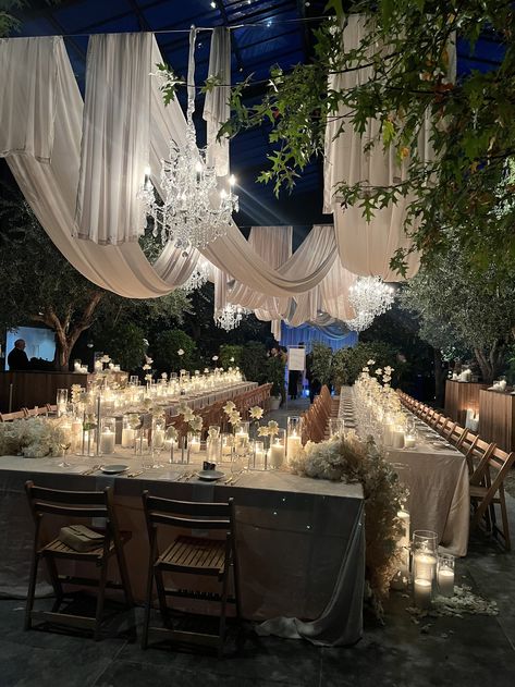 Unique Event Decor, Arabian Wedding, Wedding Draping, Catholic Wedding Ceremony, Church Wedding Decorations, Dream Wedding Decorations, Tuscan Wedding, Wedding Set Up, Wedding Hall