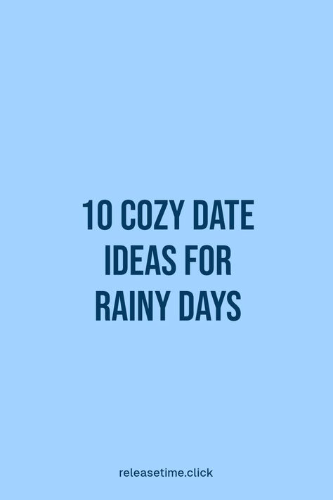 Don't let a little rain ruin your perfect date! Get ready for heartwarming moments with these 10 cozy date ideas that are perfect for rainy weather. From snuggling up with your favorite movie and popcorn to enjoying a home-cooked dinner together, these ideas will create a romantic atmosphere that turns gloom into warmth. Spice up your rainy day with indoor picnics or playful board games. So grab your partner and embrace the magic of a rainy day indoors! Cozy Date Ideas, Diy Spa Day, Indoor Picnic, Board Game Night, Ways To Show Love, Romantic Date Ideas, Diy Spa, Slow Dance, Rainy Weather