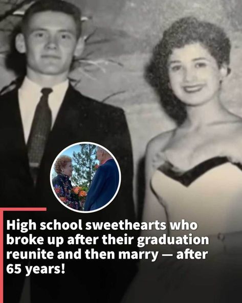 After breaking 65 years ago, these high school sweethearts marry after taking a second chance at true love. Read their story here. #highschool #sweethearts #marry Positive Outlook Quotes, School Love Story, High School Love Story, Highschool Sweethearts, Dream Life Goals, Feel Good Stories, Moving To California, After Break Up, Feel Younger