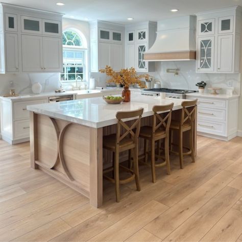 COREtec PRO Plus HD 9" Ravenswood Oak VV488-2091A SPC Vinyl Flooring Flooring With Cream Cabinets, Coretec Ravenswood, Coretec Blonde Oak, Ravenswood Oak Coretec, Coretec Ravenswood Oak, Ravenswood Oak, Kitchen Vinyl Flooring, Oak Floor Kitchen, Redecorate Room