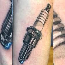 Spark Plug Tattoo, Harley Tattoo, Harley Tattoos, Piercing Tattoo, Spark Plug, Mens Bracelet, Art Tattoo, Tatting, Tattoo Ideas